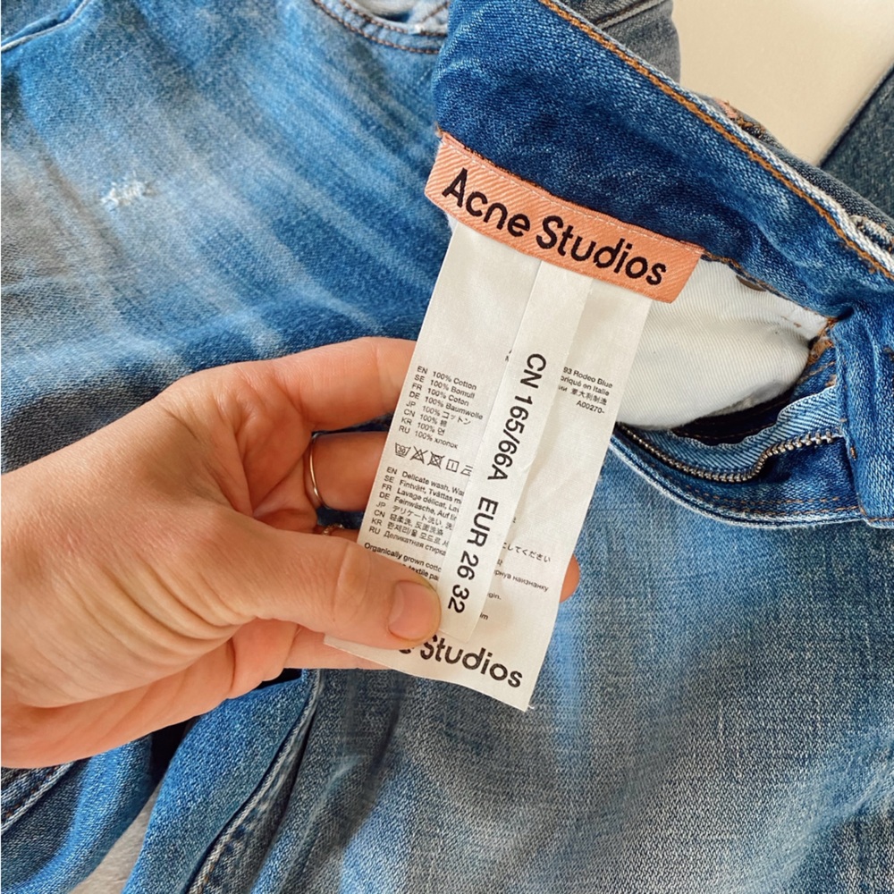 Acme Studio Vintage 1993 Denim in Rodeo Blue - Picture 7 of 10